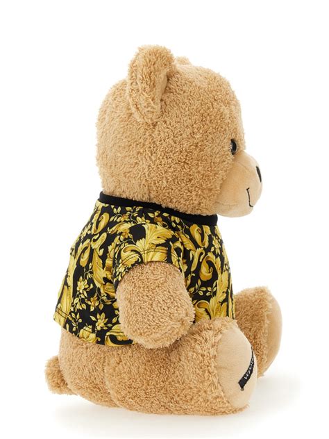 versace local handmade teddy bear in a store